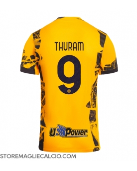 Inter Milan Marcus Thuram #9 Maglia Gara Terza Repliche 2024-25